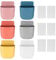 Xiaheipi 6 Pcs Remote Control Holder, Hanging Storage Remote Holder Wall Mounted, Self-adhesive Organizer Storage Boxes for Home, Office, Cell Phone, Power, Toothbrush Holder Container(6 Colors)