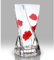 Nobile Glassware Poppy Fields Twist Vase 20cm 2028-19