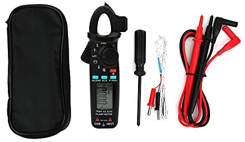 Pinza amperimétrica digital ACM91 True RMS Digital AC/DC Continuidad de corriente Resistencia Capacitancia Frecuencia Diodo Probador de temperatura para reparación de vehículos