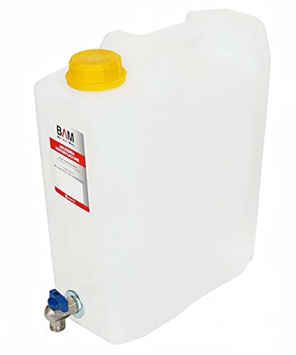 Systafex ® Kanister Wasserkanister Trinkwasser 15l mit Wasserhahn für LKW Camping Caravan Outdoor Wohnmobil Festival