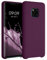 kwmobile Cover per Huawei Mate 20 Pro Custodia - Back Case per Smartphone in Silicone TPU - Protezione Gommata - viola bordeaux