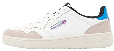 British Knights Herren Noors Sneaker, Weiss Kobaltblau Schwarz, 41 EU