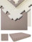 eyepower Extra-Dick: 2,5cm Fitnessmatte 3,2qm - 4er Set 90x90cm Bodenschutzmatte Fitness - Kraftstation Matte Gewichte Hantel Zubehör - Trampolin Matte Puzzlematten Outdoor Sturzmatte Kinder Outdoor