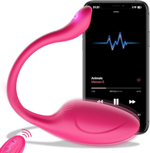 Funend Vibrators Sex Toys for Couples Sex Toys4, Bullet Vibrator Vibratorters for Woman Adult Toys with Silent Motor, Remote Control Vibrator APP Wearable G Spot Vibrator Female Sex Toys Sex, Pink