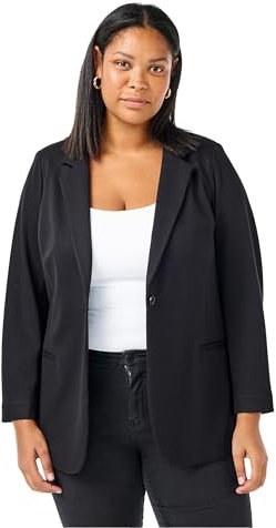 Zizzi Damen Große Größen Blazer Lange Ärmel Stretch Gr Gr 44 Black