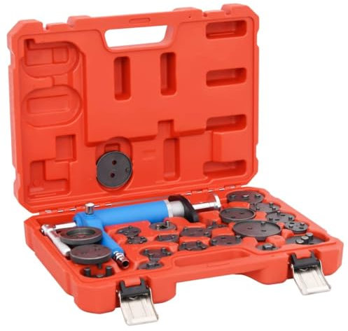 vidaXL 23-TLG Druckluft-Bremskolben-Rücksteller Universal Werkzeug Set, Druckluft Bremskolben Rücksteller, Druckluft Bremsen Einstellwerkzeug