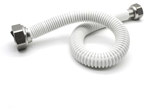 DOJA Barcelona Gas Hose, Nylon, Natural, 1/2 inch, 385 mm, Tubing, Pack 1, For Cooker, Water Heater, Dryer, Gas Bottle