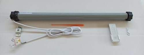 Motore per Tende da Sole con Telecomando 100 kg - 50 Nm Automazione Tenda da sole adattatori da 70 mm o 78 mm Motori Radiocomandati si collega anche a Pulsantiera (Adattatore per rullo Ogiva 70 mm)