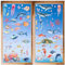 craspire 8 Blatt Fensteraufkleber Mit Meeres- Und Ozeanmotiv, Quallen, Muscheln, Korallen, Wale, Cartoon-Wandaufkleber, Abziehen Und Aufkleben, PVC, Wasserdicht, Selbstklebend, Dekor Für Schlafzimmer