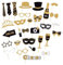 EIHI Foto Requisiten,Fotobox Accessoires,Party Foto Booth Requisiten Dekoration für Hochzeit,Halloween,Weihnachten,Tischdeko Geburtstag,Karneval, Silvester Deko,Party Dekoration Zubehör, 30 Stück