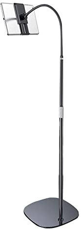 Soporte de Suelo para teléfono y Tableta, Soporte de Suelo para Pantalla de 4,7 a 11 Pulgadas, rotación de 360 °, Soporte de trípode Ajustable para Tableta, Soporte para teléfono Inteligente