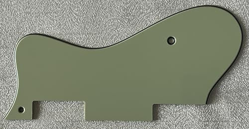 Pickguard für Epiphone Dot Style Gitarre Pickguard Schlagbrett Schlagplatte (3-lagig, Vintage Green)