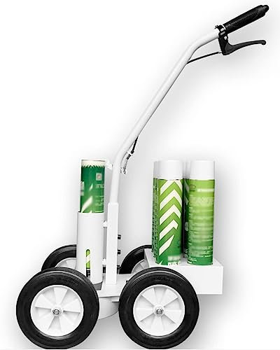 IUBGFTO Line Striping Machines Line Driveway Marking Applicator Road Surface Marking Machine Grass Floor Marker Spray Paint for Stadium Traffic Lane