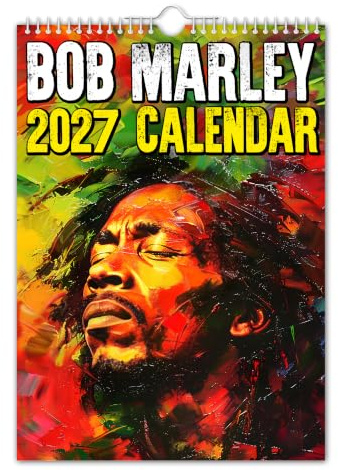 The Calendar King Bob Marley – Wandkalender 2025/Musik/Kreativ (vollfarbig, A4-Größe)