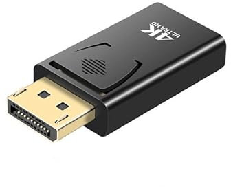 Xingdianfu DP zu HDMI Adapter, 4K DisplayPort auf HDMI Adapter mit Audioübertragung und maximale Auflösung