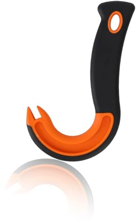 AFIODA Easy Open Ring Pull Can Opener, J Hook Pop Top Opener Tool | Arthritis & Weak Hands, Soda Beer Food Tin Jar Lid Lifter Kitchen Gadget for Seniors, Non-Slip Ergonomic Grip (Pack of 1)