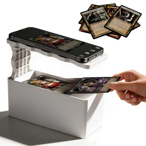 Sammelkarten Scanner Ständer kompatibel mit ManaBox App, sammelkarten ständer für MTG TCG in Standardgröße, Schnelles Scannen und Preiskontrollen, Kompatibel mit ManaBox und Anderen Scanner-Apps