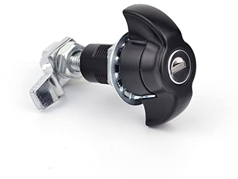 Pernos de puerta corredera barril telescópica cerradura leva gabinete retráctil purificadora(Black)