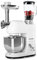 Klarstein Lucia Bianca - Robot de Cocina Universal, Batidora, Amasadora, 1200 W, 5 L, Batido planetario, Picadora, Cabezal para Pasta, Recipiente de Acero Inoxidable, Blanco