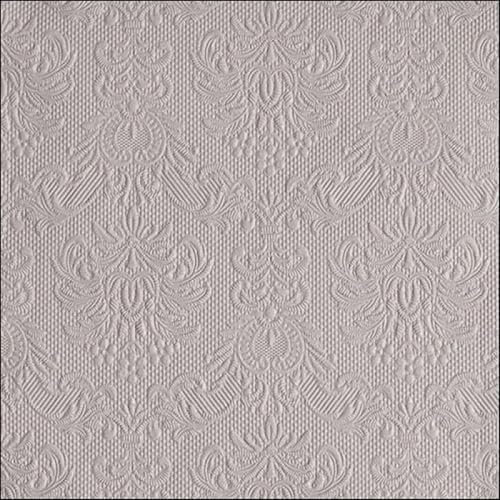 Ambiente Servietten Lunch / Party 33x33cm Elegance Stone - Hochzeit - Taufe - Geprägt / Embossed - Ideal Als Geschenk