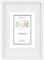 CHELY INTERMARKET Marco con paspartu 30x40cm (Int 21x30cm) Blanco MOD 351 cuadro ideal para fotos