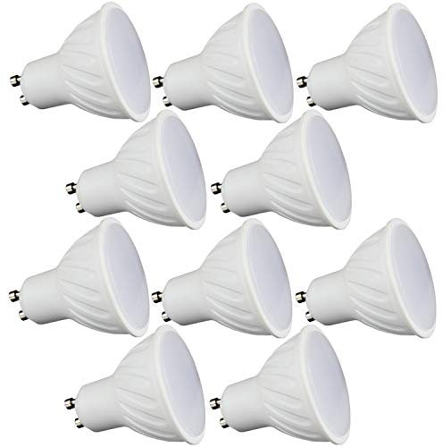 10 x LED Leuchtmittel GU10 230V 9W Lampe Lampen Spot (warmweiß)
