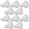 10 x LED Leuchtmittel GU10 230V 9W Lampe Lampen Spot (warmweiß)