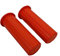 REPLACEMENT WHEELBARROW HANDLE GRIPS 30MM INSIDE DIAMETER SOFT GRIP (ORANGE)