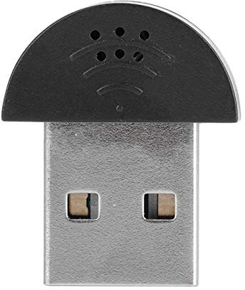 Niiyen Mini Microphone, Portable Usb Mini Studio Speech Microphone Recording Audio Mic Adapter, High Sensitivity, for Any Computer Model with a Usb Interface(black)