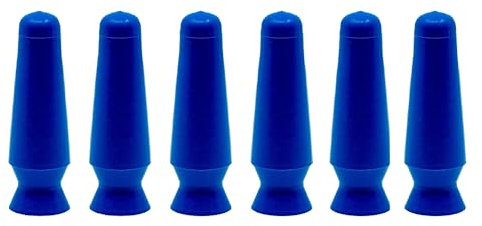 DMV Scleral Cup Lens Inserter Pack of 6, Ventless Contacts Inserter Tool for Scleral Lenses, Hard Lenses & Prosthetic Eyes, Applies Contacts Safely, Comfortably & Hygienically