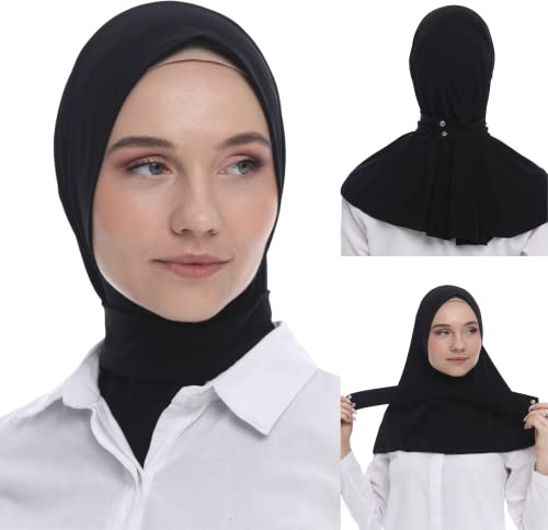 Marwa Fashion Muslim Hijab for Women - Premium Quality scarf for women made up of 100% Stretchable Polyester, Instant hijab