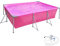 TecTake® Piscina Rectangular Desmontable, Incluye Filtro Depurador, Construcción Robusta, PVC Duradero, 300x207x7 cm, 4300 L, Rosa, Ideal para Actividades Recreativas al Aire Libre