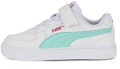 PUMA CAVEN AC+ PS, Sneakers, Weiß-Mint-Glühendes Rosa, 28 EU