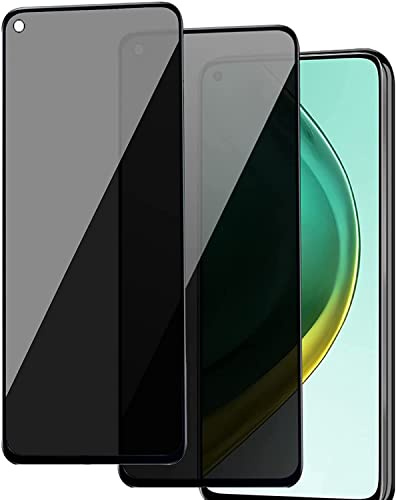 SIMao [2 Piezas] Privacidad Protectores de pantalla Compatible con Xiaomi Redmi Note 9, Anti-Espía Vidrio Templado Protector 9H Dureza de Anti-Spy Protector Pantalla Templado Cristal Privacidad