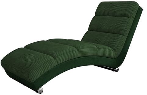 Mirjan24 Relaxliege Holiday Cord, Polstersessel Loungesessel Liegesessel Farbauswahl Relaxsessel Modern Wohnmöbel (Kronos 14 + Poso 14)