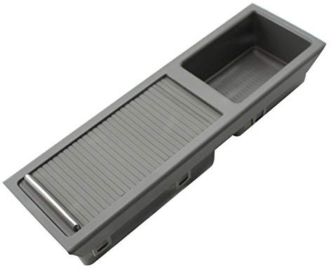 ERYUE Porte-gobelet Console Centrale pour BMW série 3 E46 1999-2005, Gris, Plastique