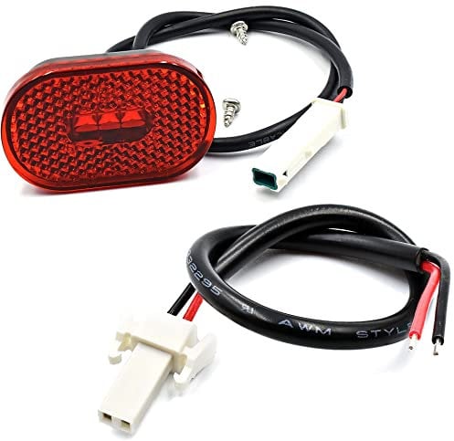 myBESTscooter - Luz de la lámpara trasera LED y conector de cable de batería para scooter eléctrico Xiaomi 1S Essential Pro2 Mi3