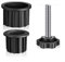 1 kit d'accessoires de parasol - Pied de parasol - Avec anneau - Couvercle de protection - Pour terrasse - Pièces de rechange