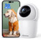 CZEview 3K(5MP) Caméra Surveillance WiFi intérieure 360°, 2.4&5Ghz WiFi, Vision Nocturne, 360°, Caméra Bébé Animaux Chien Chat, Détection & Notification, Compatible avec Alexa, Google Home (Blanche)