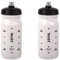 ZEFAL Pack Sense Soft 65 Bicycle and Mountain Bike - Set of 2 Soft and Odourless Sports Bottles - BPA-Free Water Bottle - Silicone Teat - White, 2 x 650 ml