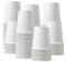 CHEF ROYALE Pack of 25 x 16oz Paper Cups for Hot & Cold Drink Disposable Coffee Cups Eco Friendly Cups Perfect to Use for Your Home, Office, Cafe, Work Outdoors White Cups (25, 16oz)