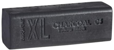 Derwent : Charcoal XL Block : Yellow Black