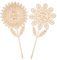 Feenstaub Blumenstecker personalisiert, Lehrer-in Geschenk, Abschiedsgeschenk Erzieher-in, Holzblume graviert mit den Namen der Kinder, Beste Lehrerin Geschenk, Lehrer Abschluss Geschenk