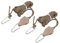 Carrucola per Corda da Campeggio, 2 Pezzi 4 M Corda da Campeggio con Puleggia a Cricchetto, Corda Antivento Regolabile Corda per Tenda da Esterno con Tettoia a Puleggia, Tiranti