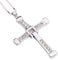 FULISONG 925 Sterling Silber Kreuz Halskette, Fast and Furious, Dominic Toretto Vin Diesel Gleiche Halskette, for Männer, Damen, Paare Geschenk(60CM(24INS)_22G(for Boys))