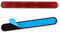 AYBUY Reflektoren Motorrad E4 Hinten Rot, 2 Stück 100X13X7mm Fahrrad Reflektoren, Rechteckige Reflektoren zum Kleben, Katzenauge Multifunktional Scooter E-geprüft