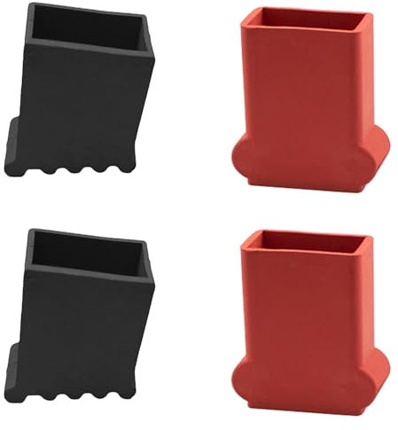 Lot de 4 patins antidérapants en caoutchouc pour escabeau, tapis de pied d'échelle, pièce de rechange pour échelle