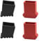 4pcs Ladder Feet Cover, Non Slip Ladder Feet Rubber Pad, Rubber Replacement Step Ladder Feet, Ladder Feet Foot Mat Cushion, Extension Ladder Replacement Part