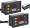 SPORWAY 2 Piezas Controladores de Temperatura W3230-Interruptor de Temperatura Digital 12V DC-Termostato Digital -50-120℃-Monitorización de Temperatura para Calefacción/Refrigeración-Para Incubadoras