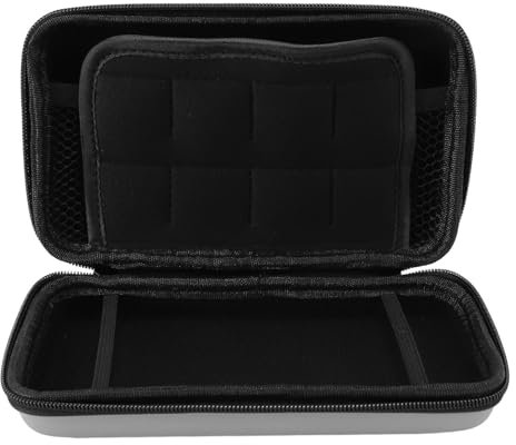Plyisty Tragetasche für die Neue Konsole 3DS, 3DS XL, 2DS XL und Zubehör, Schützende Hartschalen-Reisetasche, mit Spielefach und Innentasche (Silver)